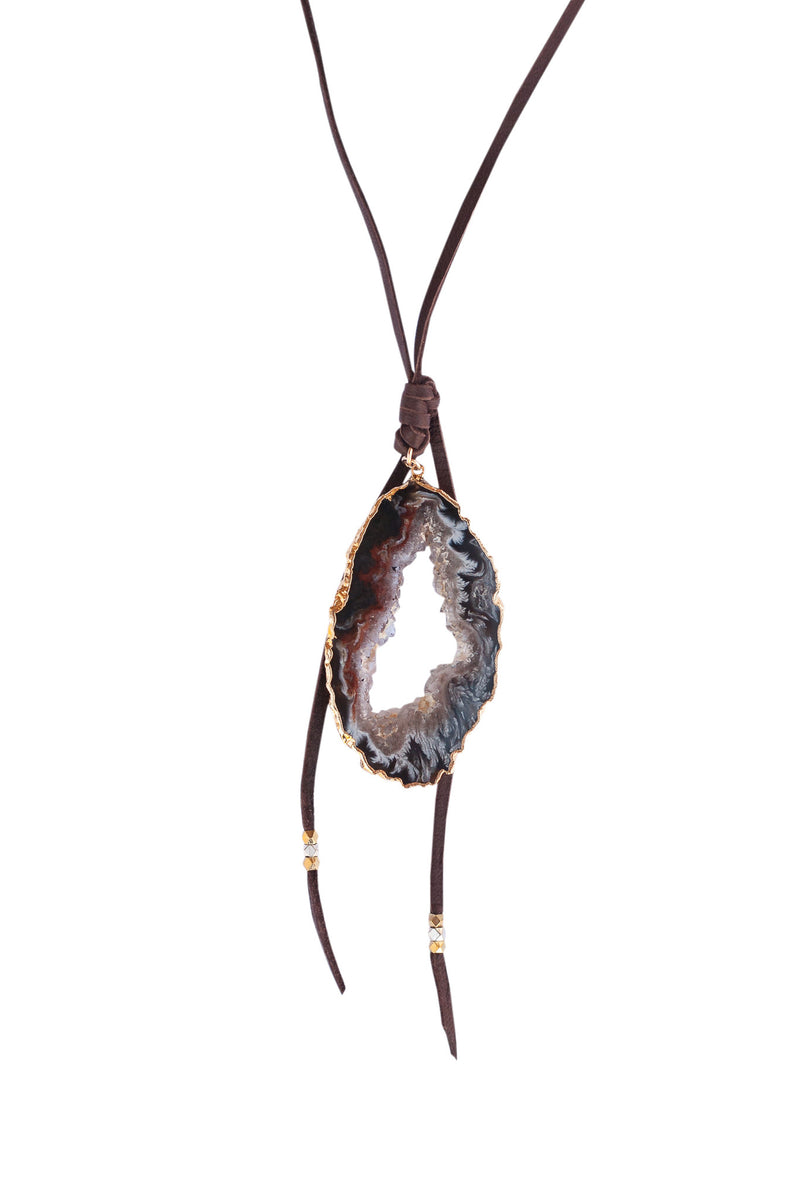 Geode Earth Necklace