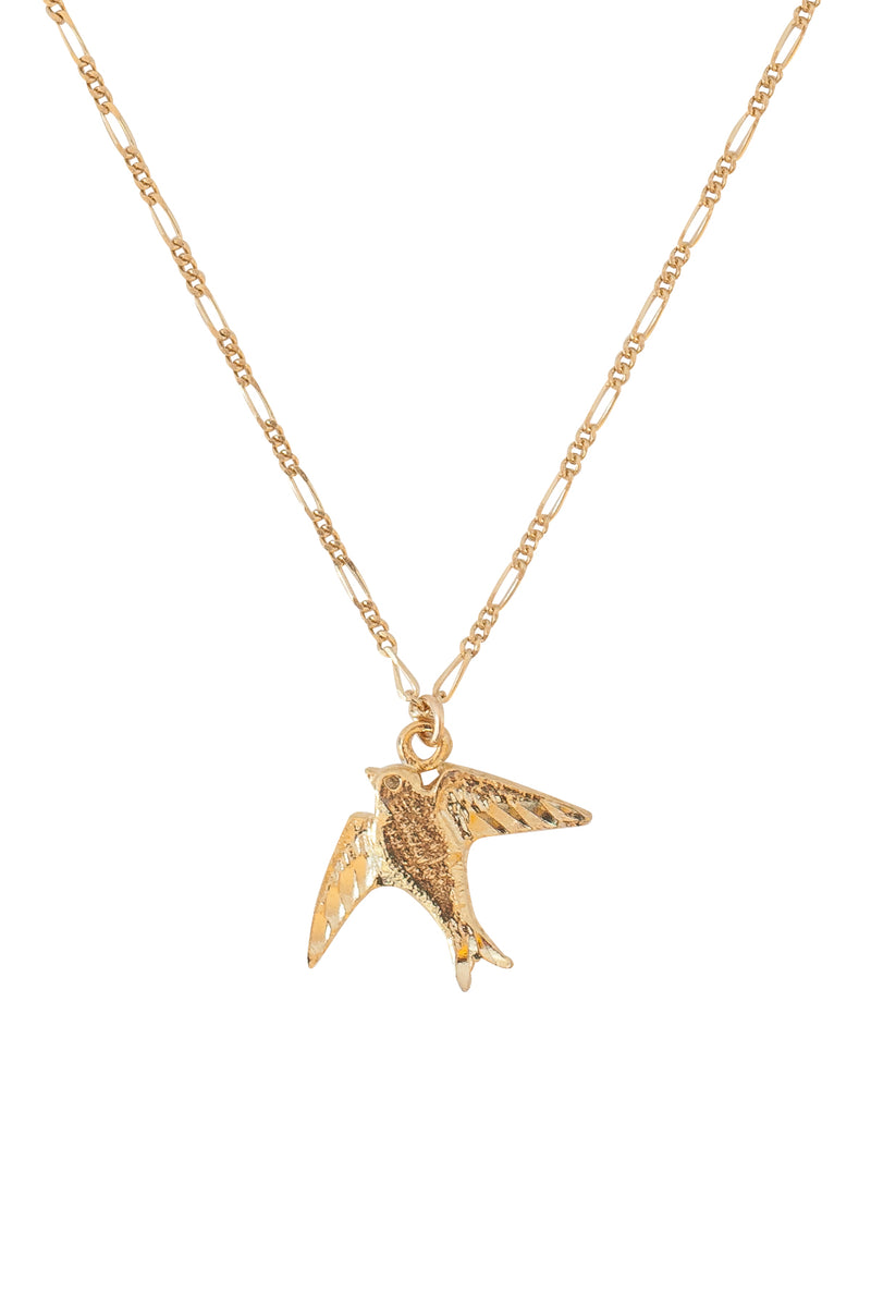 The Sparrow Necklace in Gold