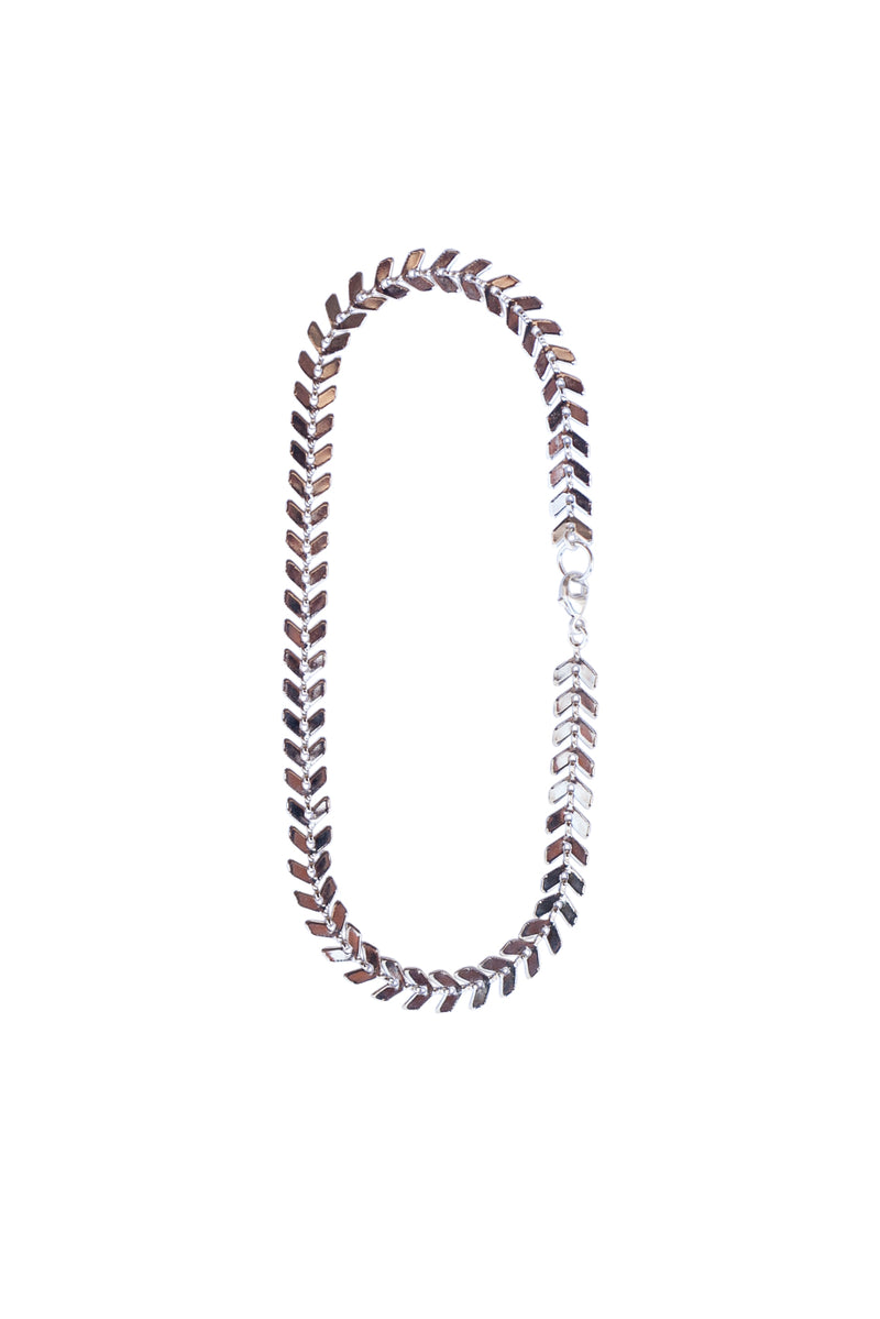 Chevron Anklet in Gold or Silver