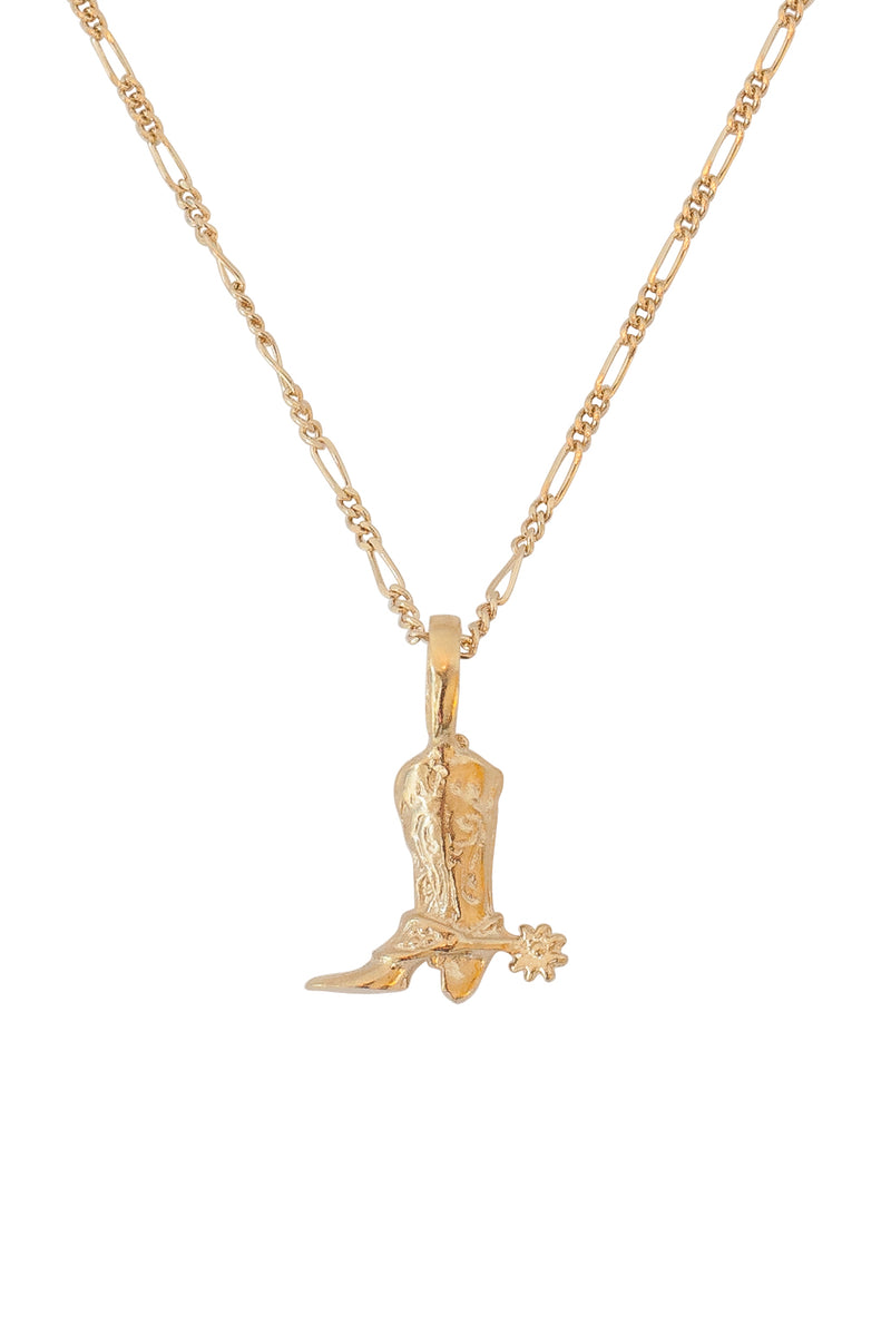 The Cowgirl Cutie Necklace in Gold