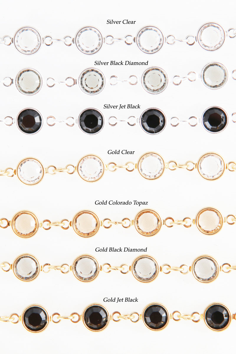 Foxy Crystal Drop Earrings