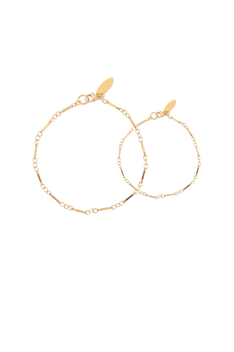 The Sunshine Bracelet Mommy and Me Set - Gold or Silver
