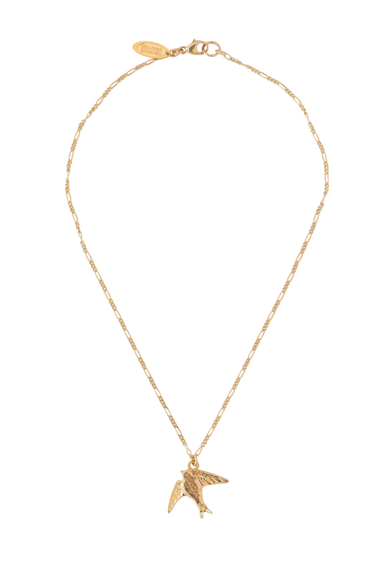 The Sparrow Necklace in Gold
