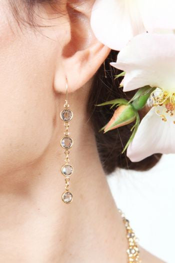Classy Crystal Drop Earring