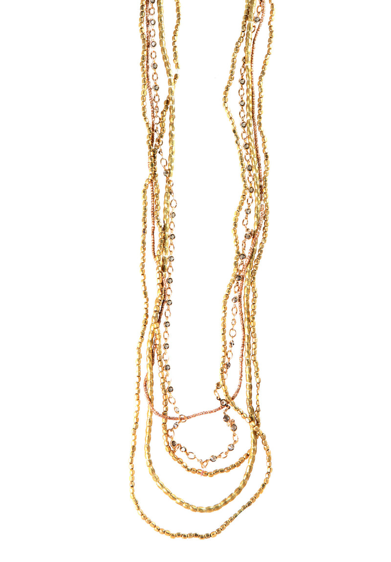 5 Layer Petite Crystal Ethiopian Necklace – Heather Gardner