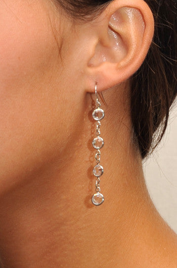 Classy Crystal Drop Earrings