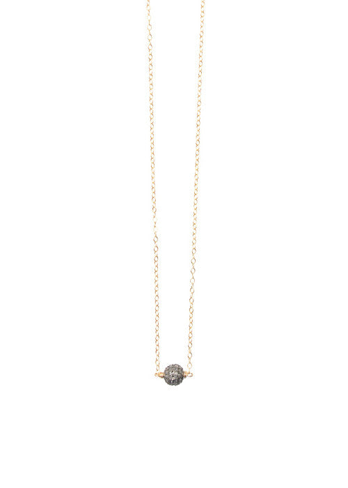 Petite Diamond Ball Necklace